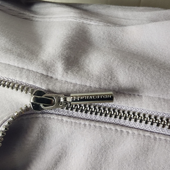 Light Lavender H By Halston Womens Moto Zip-Up Jacket Size 4 - Picture 6 of 9